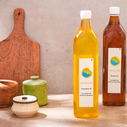 Wooden Cold Pressed Oils